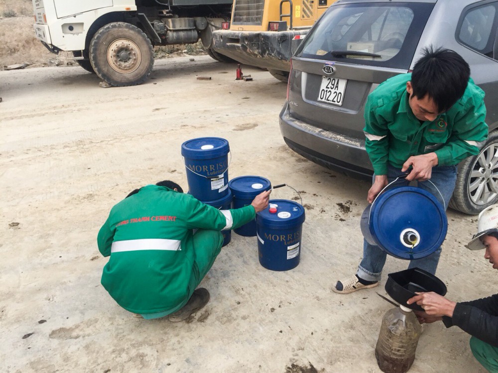 MORRISON CUNG CẤP DẦU CHO TẬP ĐOÀN XI MĂNG CÔNG THANH