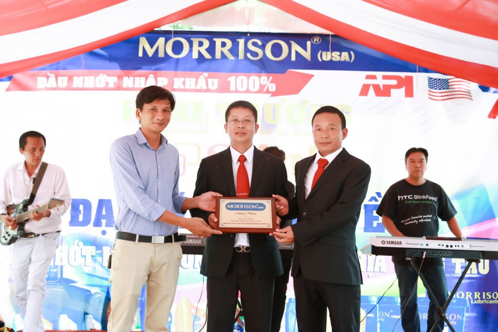CÔNG TY TNHH THƯƠNG MẠI XÂY DỰNG SLINK CHÍNH THỨC LÀ NHÀ PHÂN PHỐI DẦU NHỜN MORRISON TẠI VŨNG TÀU