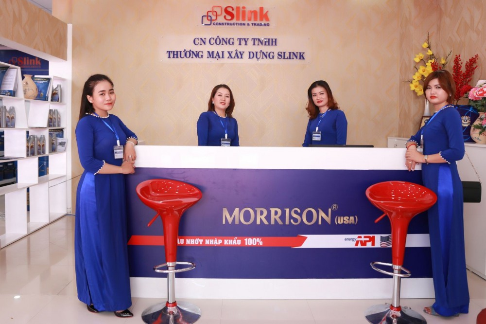 CÔNG TY TNHH THƯƠNG MẠI XÂY DỰNG SLINK CHÍNH THỨC LÀ NHÀ PHÂN PHỐI DẦU NHỜN MORRISON TẠI VŨNG TÀU
